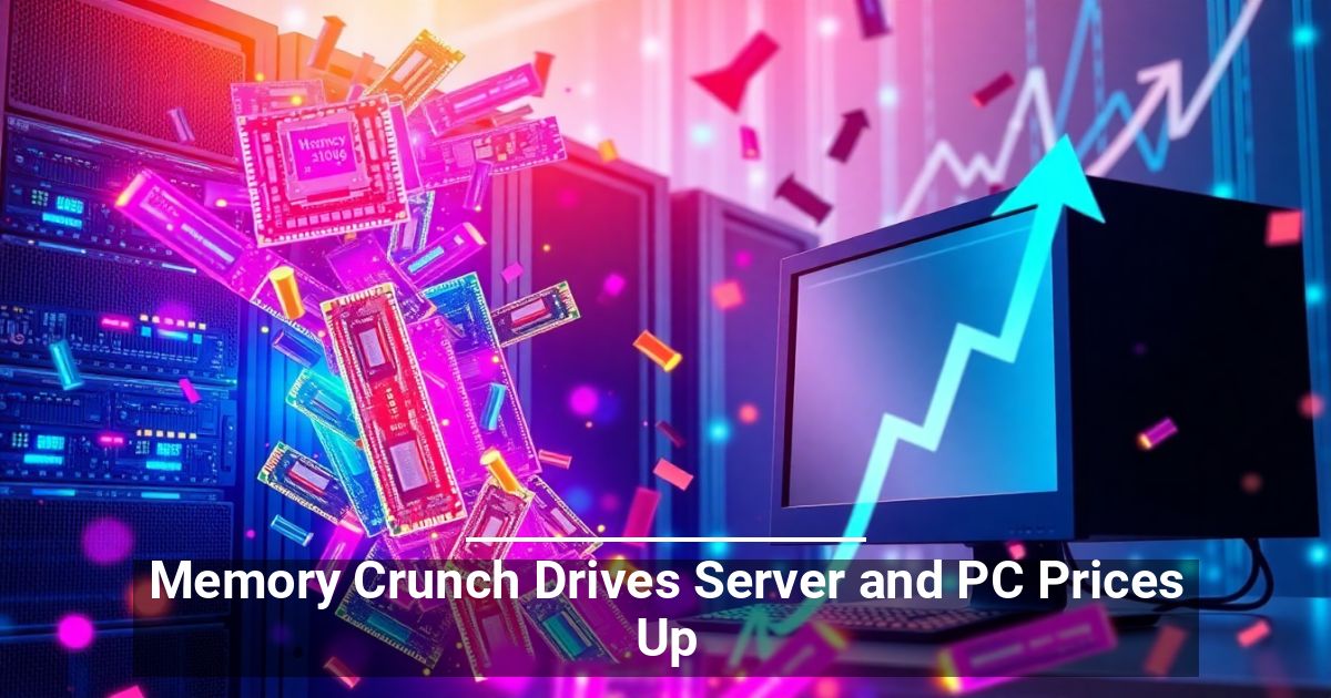 Memory Crunch Drives Server and PC Prices Up | Clockwork Networks